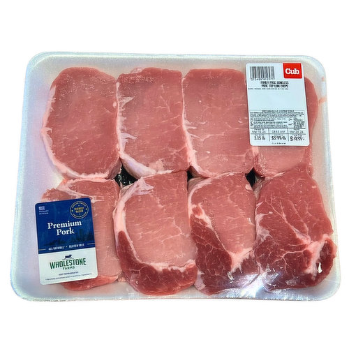 Cub Boneless Pork Loin Chops Family Pack