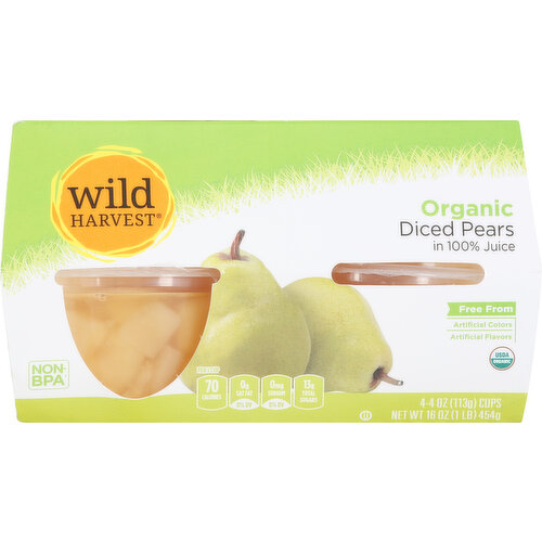 Live Free with Wild Harvest. Wild Harvest Organics offer a complete selection of food products that are free from more than 140 undesirable ingredients. But we don't stop there. Wild Harvest Organic products go one step further and are certified organic by the USDA's strict standards and are made only with high quality ingredients from growers and manufacturers who share our commitment to uncompromising quality at a great value.