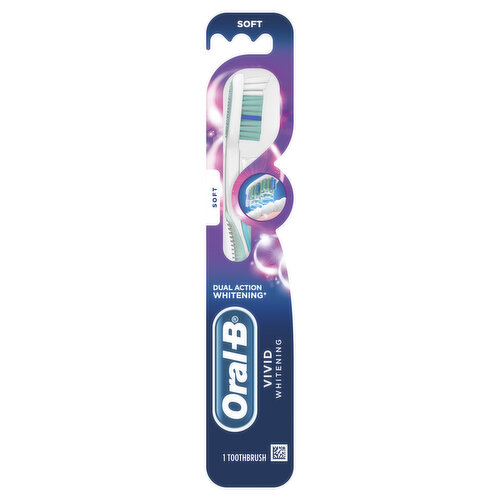 Oral-B Advantage Vivid Whitening Manual Toothbrush, Soft, 1 Count