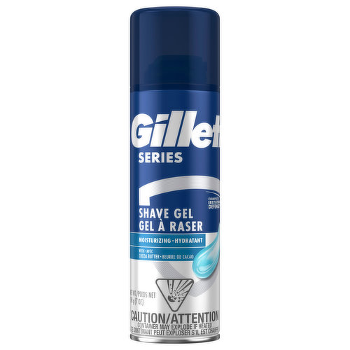 Gillette Series Shave Gel, Moisturizing