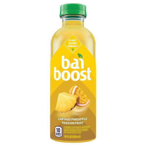 Bai Boost Water Beverage, Cartago Pineapple Passion Fruit