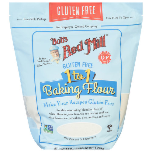 Bob's Red Mill Baking Flour, 1 to 1, Gluten Free