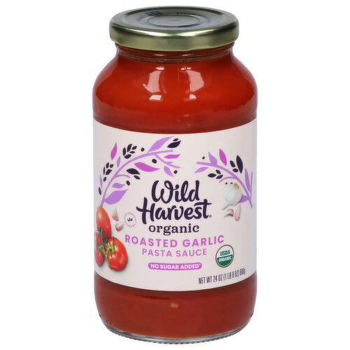 Wild Harvest Pasta Sauce, Organic, Roasted Garlic