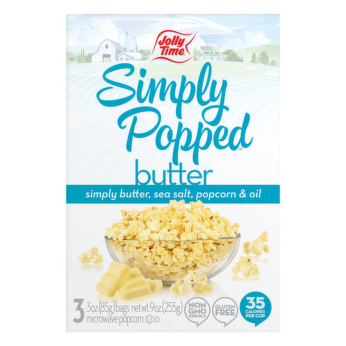 Jolly Time Simply Popped Microwave Popcorn