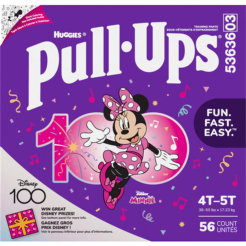 Huggies pull ups - 4t-5t - girls - 33ct - Minnie Algeria