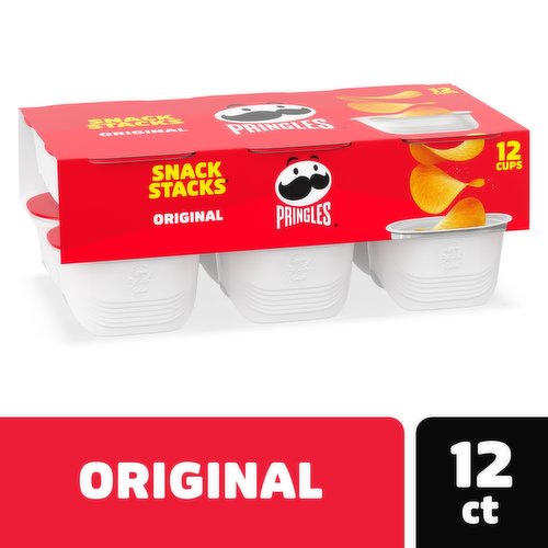 Pringles Snack Stacks Potato Crisps Chips, Original, Snack Stacks