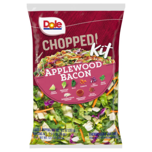 Dole Chopped Kit, Applewood Bacon