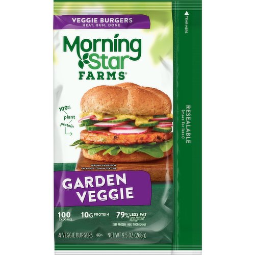 MorningStar Farms Veggie Burgers, Garden Veggie