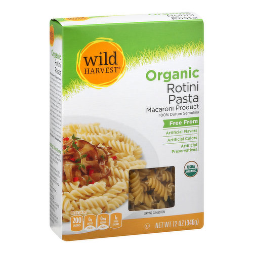 Wild Harvest Rotini Pasta, Organic
