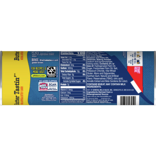 Pillsbury Flaky Layers Butter Tastin' Biscuits