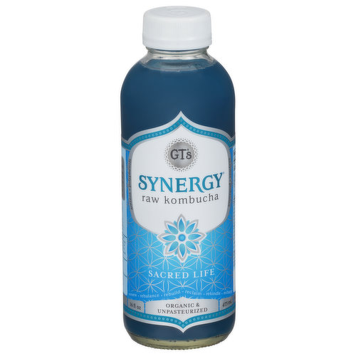 GT's Synergy Raw Kombucha, Sacred Life