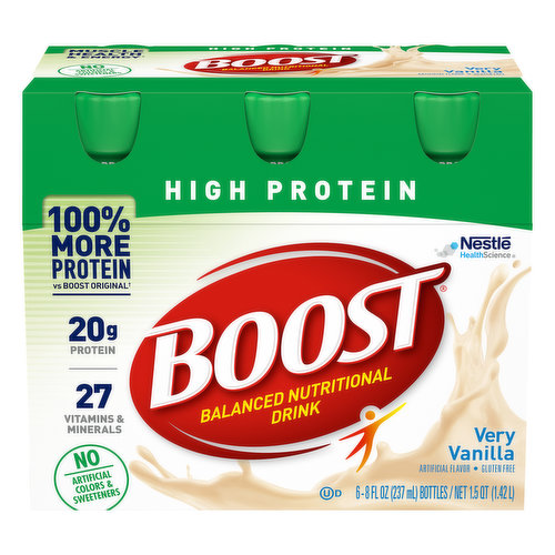 Boost Nutritional Drink, Balanced, Very Vanilla