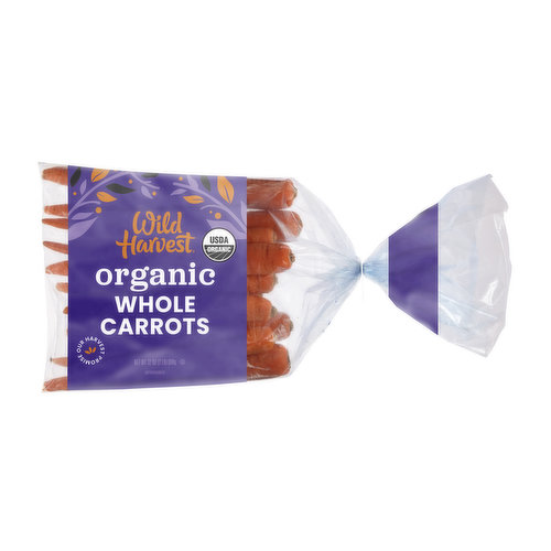 Wild Harvest Organic Cello Carrots, Bagged