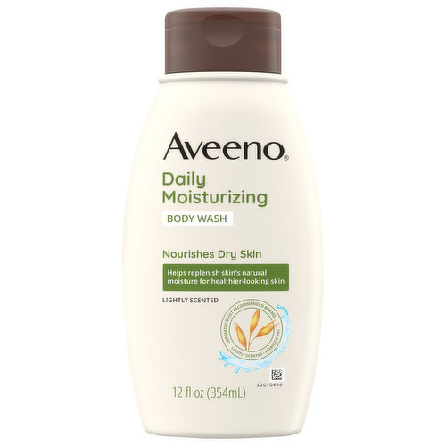 Aveeno Body Wash, Daily Moisturizing, Lightly Scented