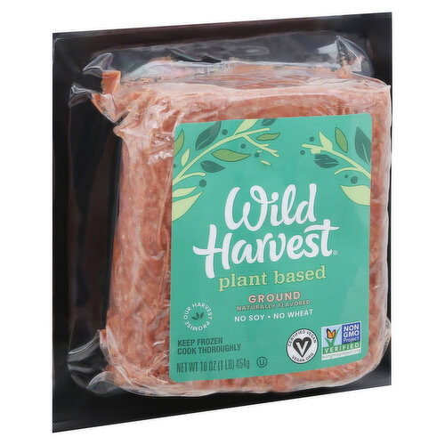 Plant based. Our harvest promise. This harvest is made with pea protein.