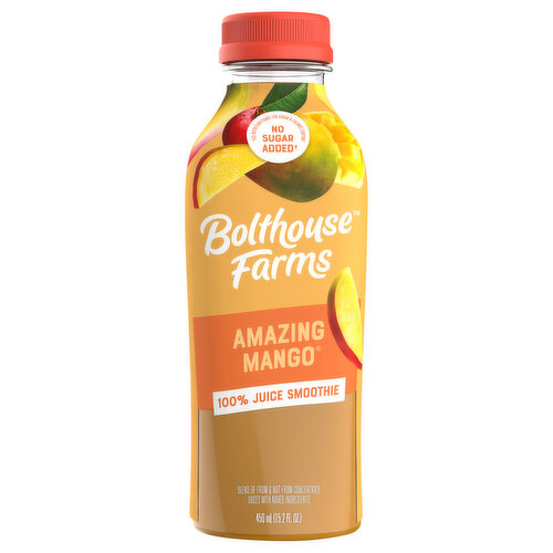 Bolthouse Farms 100% Juice Smoothie, Amazing Mango