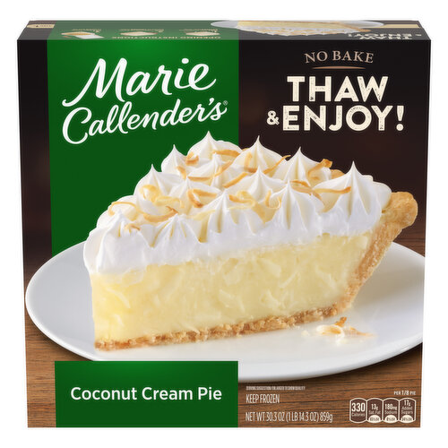 Marie Callender's Coconut Cream Pie Frozen Dessert