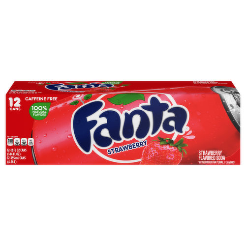 FANTA Fanta Strawberry Strawberry Soda