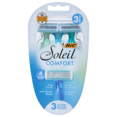 BiC Soleil Razors, Comfort