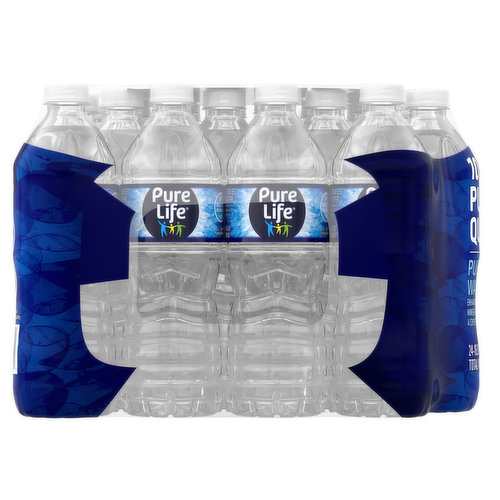 Pure Life Purified Bottled Water | 8 Ounce, 24-pack | ReadyRefresh