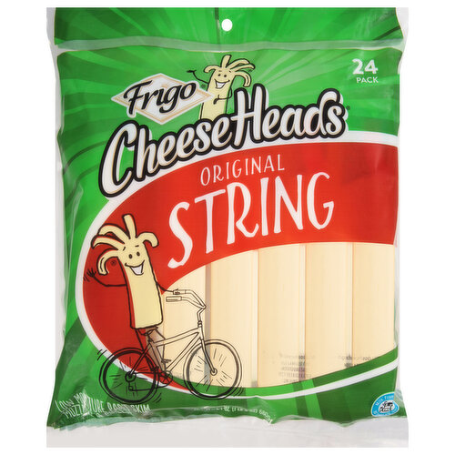 Frigo Cheese Heads Cheese, Original, String, 24 Pack