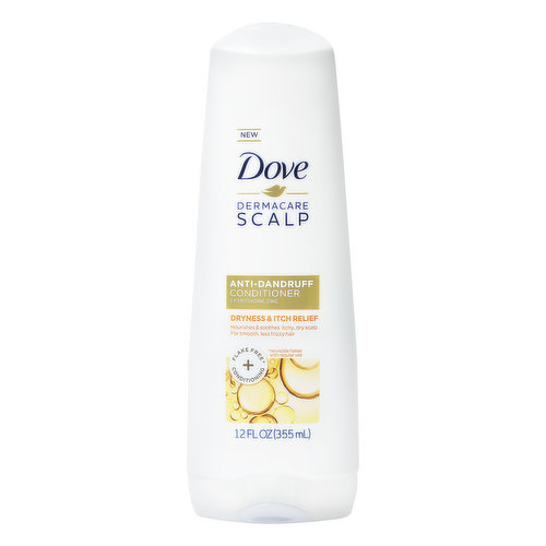 Dove Conditioner, + Pyrithione Zinc, Anti-Dandruff, Dryness & Itch Relief