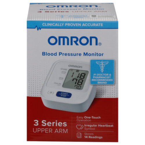 Omron 3 Series Upper Arm Blood Pressure Monitor& Small Cuff 