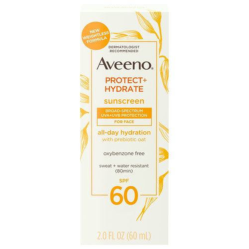 Aveeno Sunscreen, SPF 60