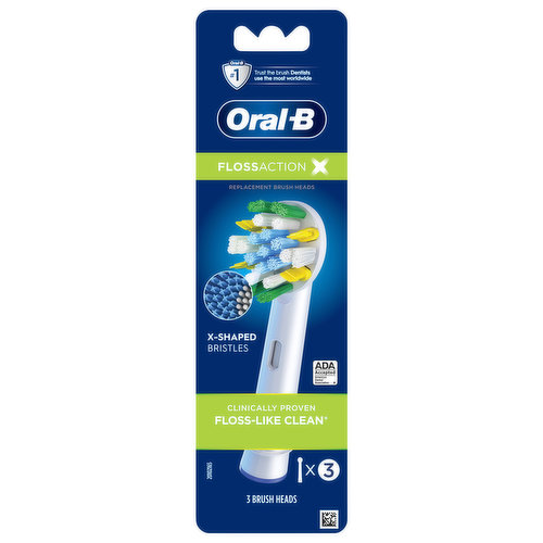 Oral-B Brush Heads, Flossaction, Floss-Like Clean