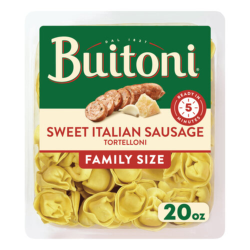 Buitoni Sweet Italian Sausage Tortelloni, Refrigerated Pasta