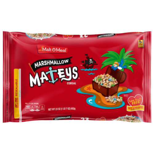 Malt O Meal Mateys Cereal, Marshmallow, Family Size