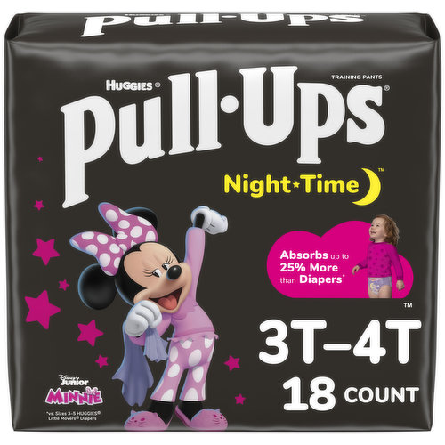 Pull-Ups Night-Time Training Pants, Disney Pixar Toy Story, 3T-4T (32-40 lbs)