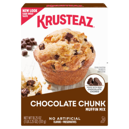 KRUSTEAZ Chocolate Chunk Muffin Mix