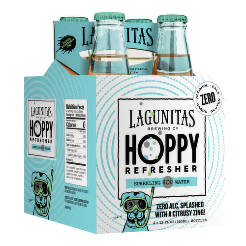 Lagunitas Hop, Hoppy Refresher, 4 Pack