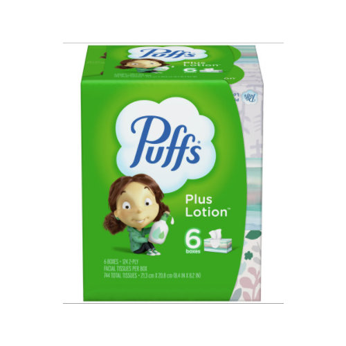 Plus Lotion Facial Tissues