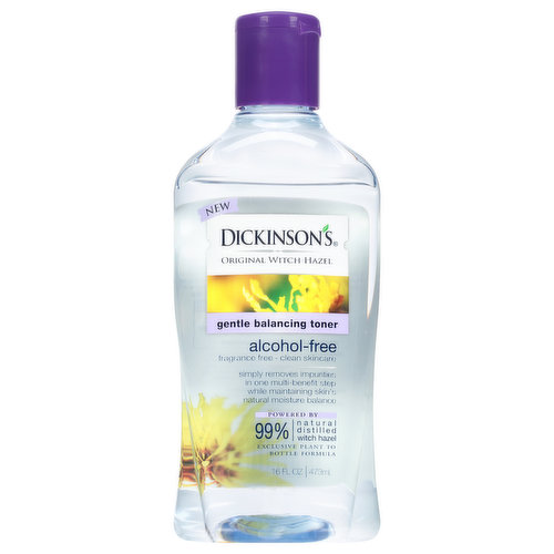 Dickinson's Toner, Gentle Balancing, Alcohol-Free