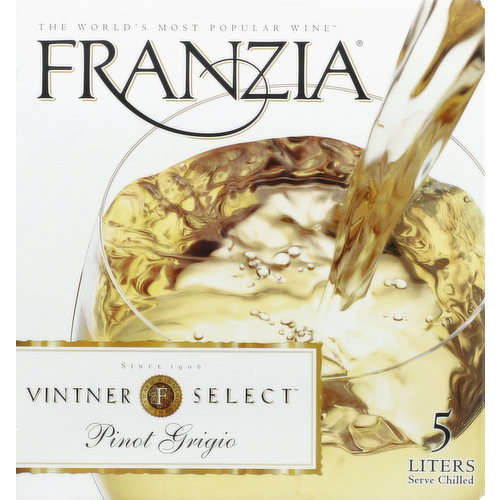 Since 1906. The world's most popular wine. Award winning wines. The Story Behind Franzia: A new beginning - Teresa Franzia, my grandmother, planted her first vineyard along the road to Yosemite in 1906. Her family survived Prohibition by selling these grapes to home wine makers back East. When Prohibition ended, my father and his six brothers and sisters rebuilt the winery brick by brick, barrel by barrel - everyone pitched in. After the war, my uncles new advertising slogan, make friends with Franzia, introduced a new generation to wine. Our revolutionary fresh to the last glass Winetap system made its debut in 1978. Because it was more convenient and offered better value than bottles, Franzia started to catch on. It went on to become the world's most popular wine and the first (and only) Winetap to freshness date every package. As we enter our second century of winemaking, we strive to uphold Teresa's legacy of quality, freshness and value. Not just by winning competitions around the world, but more importantly, by helping to bring the enjoyment of good wine to your home each night. The World's most popular wine is also the World's most cost and carbon efficient wine. We are proud of what we are doing and we plan to do more. Significantly Less CO2 Emissions: Franzia WineTaps use significantly smaller energy resources in packaging production and fabrication. Significantly Less Packaging Waste: With 85% less landfill waste than traditional glass, Franzia WineTaps dramatically reduce the environmental burden of excess packaging. Smaller Carbon Footprint: 50% more carbon efficient than 750ml glass bottles. Lighter than heavy glass bottles, Franzia WineTaps require fewer trucks to deliver the same amount of wine resulting in less emissions, less pollution, less cost and less greenhouse gases. Less Wine Waste: This award-winning wine stays fresh to the last glass, even after the package has been opened, because Franzia's patented spout and unique inner pouch prevent the oxidation that occurs in half empty wine-in-bottles. Enjoy for at least 6 weeks after opening. Alc 12% by volume.