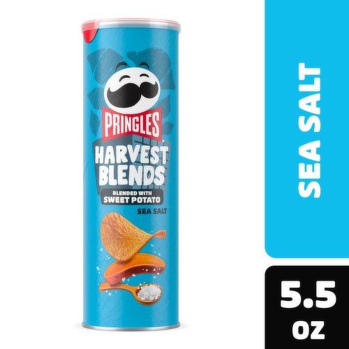 Pringles Harvest Blends Potato Crisps Chips, Sea Salt