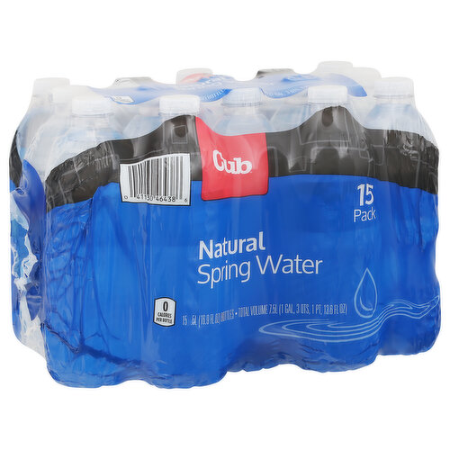 Cub Spring Water, Natural, 15 Pack