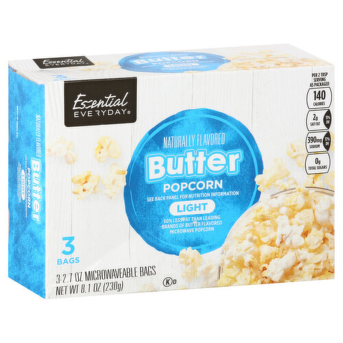 Essential Everyday Popcorn, Butter, Light