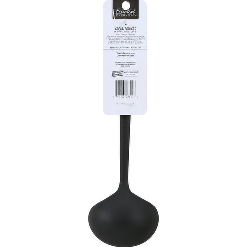 HUBERT® Black Nylon Solid Spoon - 12L