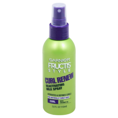 Garnier Fructis Style Milk Spray, Reactivating, Curl Renew