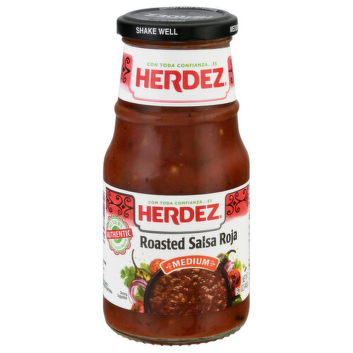 Herdez Salsa Roja, Roasted, Medium