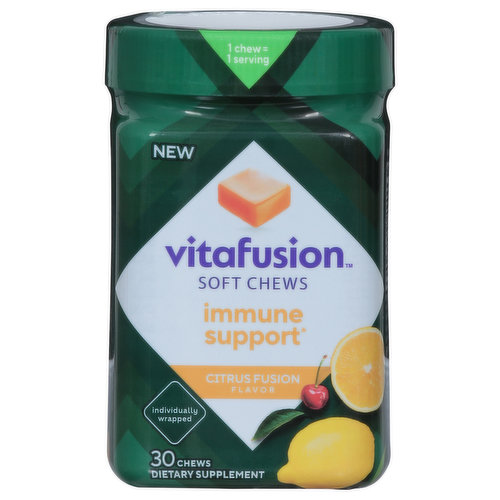 Vitafusion Immune Support, Citrus Fusion Flavor, Soft Chews