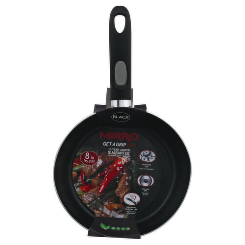 MIRRO Fry Pan, Black, 8 Inch