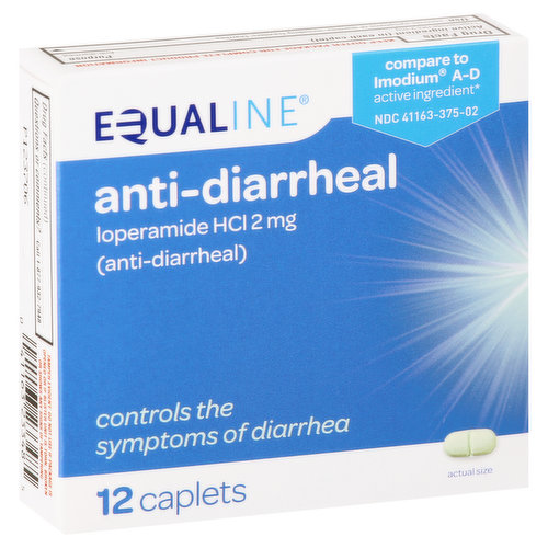 Equaline Anti-Diarrheal, Loperamide HCl, 2 mg