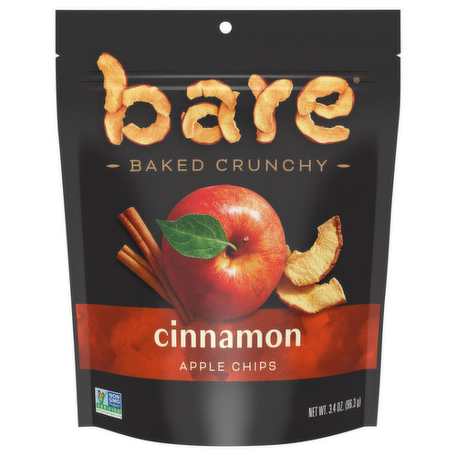 Bare Apple Chips, Cinnamon, Baked Crunchy