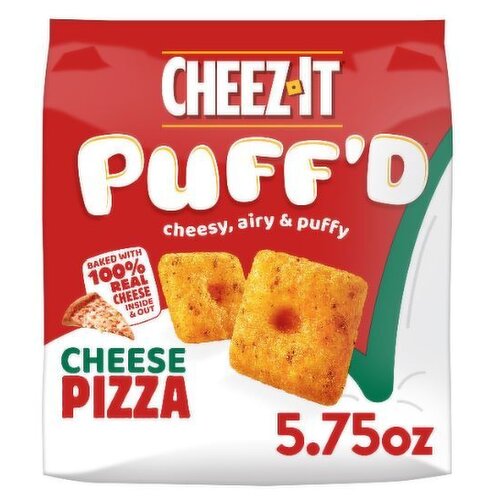 Cheez-It Puff'd Cheesy Baked Snacks, Cheese Pizza