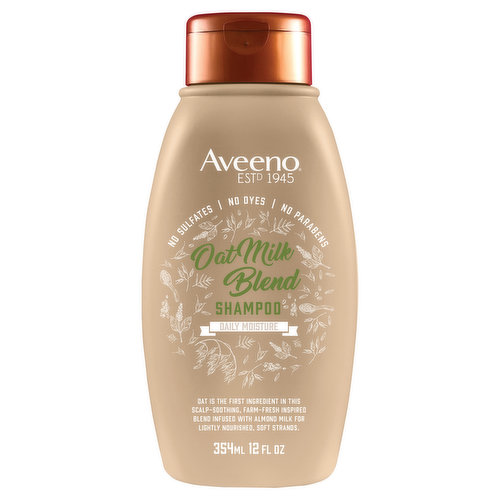 Aveeno Shampoo, Oat Milk Blend, Daily Moisture