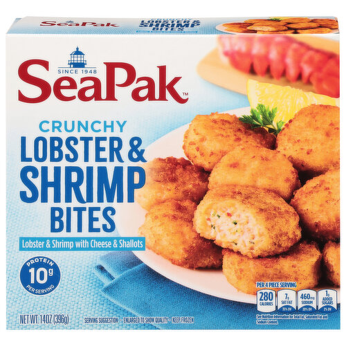 SeaPak Lobster & Shrimp Bites, Crunchy